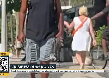 ‘Gangue da bike’: ladrões usam bicicletas no ataque às vítimas no Leme e em Copacabana