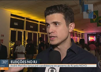 Novo oficializa André Marinho como candidato ao governo do Rio