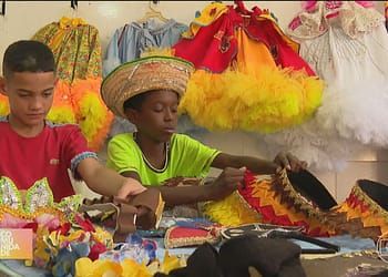 Fantasias de carnaval viram figurinos de quadrilha em projeto social que transforma vidas na Zona Oeste do Rio