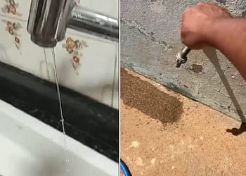 Moradores de Cambuci relatam falta d’água há quase duas semanas